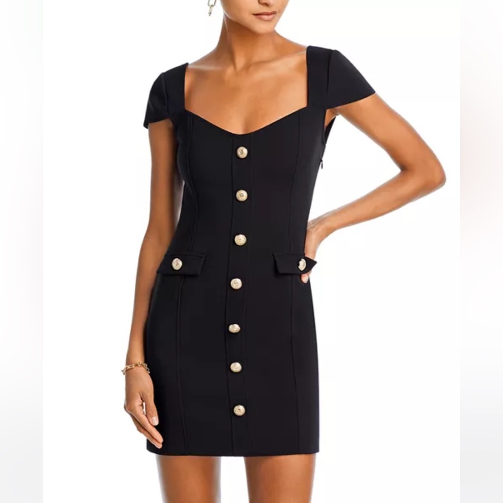 NWT Generation Love Quillan Button Front Mini Dress - Picture 2 of 13